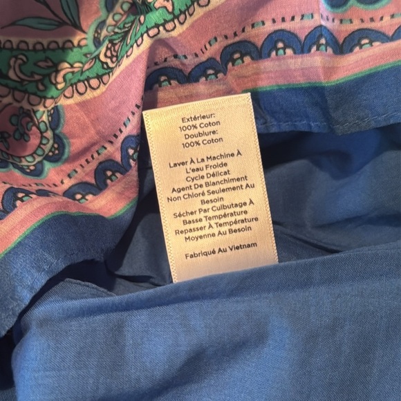 Talbots Paisley Blue and Green Women's Skirt size XS - Picture 9 of 9